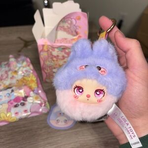 Juice Bunny - Baby Three Lilia Toy Garden Tea Party Mini Plush Pendant